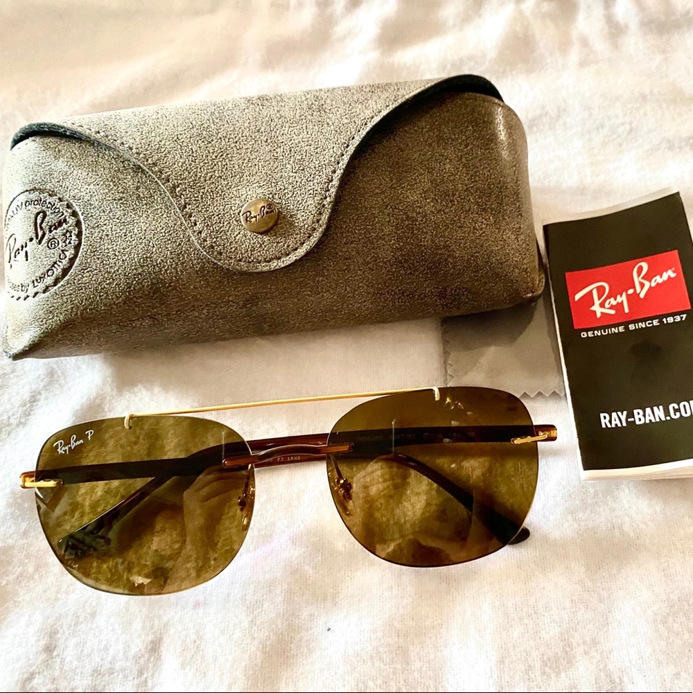 Raybans polarized sunglasses